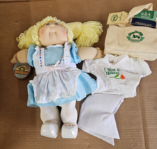 Cabbage Patch Kids World Traveler Holland Figure Doll Coleco 1985 blonde... - $110.92