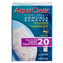 [Pack of 4] AquaClear Filter Insert Ammonia Remover 20 gallon - 1 count - £27.47 GBP