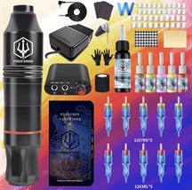 Tattoo Kit POSEIDON High Power Tattoo Pen Kit For Permanent Makeup Tatto... - $744.66 MXN