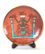 Corn Maiden of North America Native American Copper or Brass Plate with ... - $115.41 CAD