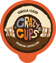 Crazy Cups Flavored Premium Cappuccino for the Keurig K Cups 2.0 Brewers... - $25.47