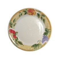 Gibson Designs FRUIT GROVE 4-Bread &amp; Butter Plates 6 7/8”D White &amp; Fruits - $29.70