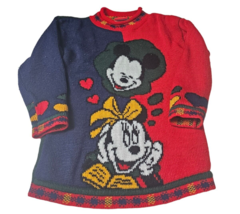 M.B. Kids Clothes Co. Mickey For Kids Minnie Mouse Sweater Vintage Size ... - $44.54