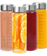Glass Juice Bottles 4 Pack 20 Oz - Wide Mouth Glass Water Bottles, 20Oz/... - $54.80 CAD