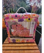 Flowery Quilt Set - 90&quot; x 90&quot; Quilt and 2 Shams by Debra Valencia - $95.06 CAD