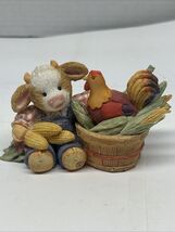 Vintage And Retired Enesco Mary Moo Moos " Shucks You're Sweet" Figurine... - $11.87
