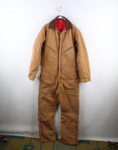 Vintage 90s Walls Mens Medium Distressed Quilted Canvas Coveralls Bibs B... - £69.86 GBP