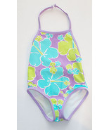 Circo Toddler Girls One Piece Swimsuit Purple Teal Green Size 3T NWT - £7.15 GBP