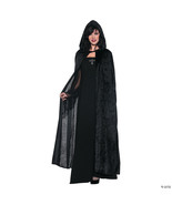 Hooded cloak black 55 inches - €37,57 EUR