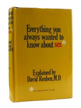 David Reuben Everything You Always Wanted To Know About Sex 1st Edition 18th Pr - $54.39