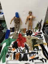 12” gi joe’s Figures &amp; accessory lot Clothes Weapons - £80.68 GBP