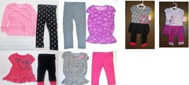 Circo Toddler Girls 2 Piece Outfits Leggings 6 Choices Many Sizes NWT - £6.55 GBP