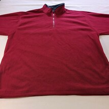 Faded Glory FG43469 Men's Red 1/4 Zip Pullover Sweatshirt Long Sleeve Size Large image 6