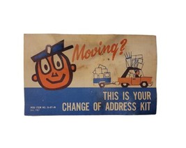 Vintage 1967 Change of Address Kit Moving Mr. Zip - £19.97 GBP