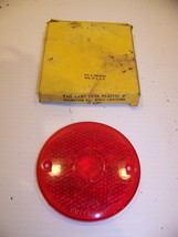 Vintage Glo-Brite 304 Red Lens Lamp Cover STDB61 4&quot; 3 1/8&quot; Bolt Centers - £13.45 GBP