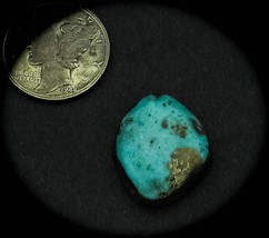 10.5 cwt. Vintage Morenci Turquoise Cabochon - £27.60 GBP