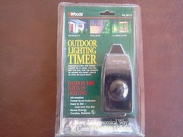 WOODS OUTDOOR LIGHTING TIMER ( 1000 WATTS ) - $22.77