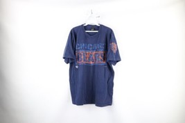 Vtg 90s Mens XL Faded Spell Out Chicago Bears Football Short Sleeve T-Shirt USA - £31.15 GBP