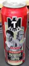 2009 Manny Pacquiao Vs. Miguel Cotto 24 oz Tecate Aluminum Beer Can - £7.77 GBP