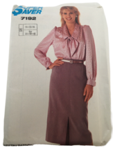 Simplicity Super Saver Sewing Pattern 7192 Blouse Straight Skirt Uncut 10 12 14 - £4.71 GBP