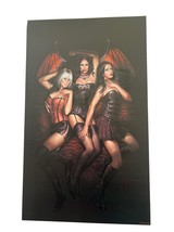 Asylum Of Horrors 12x16 Print Aly Fell Sexy Horror Demoness Pin Up Girls - £14.69 GBP