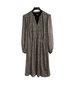 MSK Dress Women 20W Dark Floral Chiffon Pleated Pintuck Midi Lined Offic... - €24,96 EUR