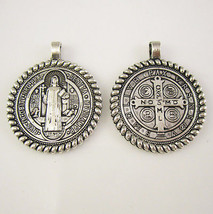 50pcs of Blessed Saint Benedict San Benito Jubilee Medal Pendants - £21.60 GBP