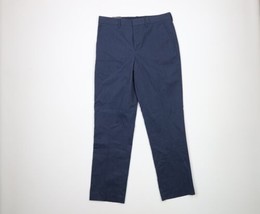 New Express Mens Size 30x30 Modern Fit Producer Chinos Chino Pants Blue Cotton - £42.79 GBP