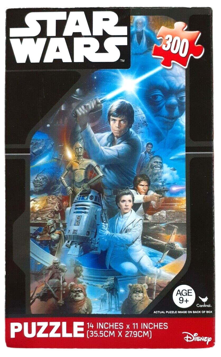 Primary image for Star Wars Puzzle 300 Piece Disney Luke Skywalker Princess Leia Han Solo Yoda