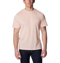 Columbia Men&#39;s Thistletown Hills Short Sleeve Peach Blossom Tee shirt AM... - $438.09 MXN