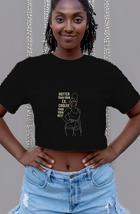 Hotter Than Your Ex Womens Cropped Short Sleeve Shirt - $14.99