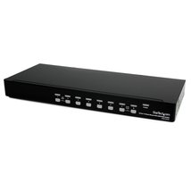 Star Tech.Com 8 Port 1U Rackmount Dvi Usb Kvm Switch - Usb Dvi Kvm Switch - Dvi K - £762.48 GBP