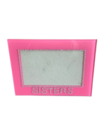 Sisters Picture Frame Fits 4x6 Photos Pink Bling Embellished Rhinestones - $20.25 CAD