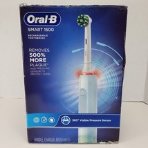 Oral-B PRO 1500 Electric Toothbrush Cross Action Blue New in SEALED DAMA... - £38.79 GBP