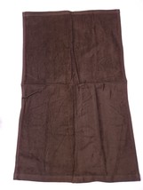 12 Towel Hub Dark Brown 16x26 Tri Fold Velour Golf Towels 16” X 26” - £23.18 GBP