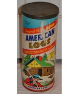 Vintage American Logs Hal-Sam Original Hewn Senior Size 3/4&quot; Wood Set No... - £45.11 GBP