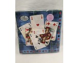 Ideal Home Range Game Time Blue Playing Card Party Napkins Sealed - $19.79