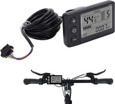 The Wobythan S866 Electric Bike Lcd Display 24V 36V 48V E-Bike Display Meter - £32.00 GBP
