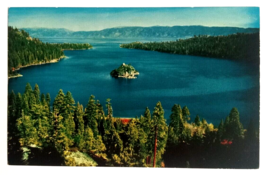 Emerald Bay Lake Tahoe Sugar California UNP Mirro Krome Frasher Postcard c1950s - £5.57 GBP