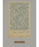 Wall Art Print Fabric With Punchcard Abstract 47x65 65x47 Light Gray Linen - £565.58 GBP