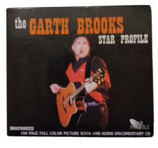 Garth Brooks Star Profile Documentary CD &amp; Full Color Picture Book Colle... - £13.18 GBP