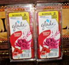 Glade Wax Melts BLOOMING PEONY CHERRY SCENT 16 Total Tarts 2 Packs - $19.57