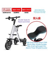 Electric Foldable Parent-Child, Lightweight Mini Electric Three-Wheeled ... - $28,472.27 MXN