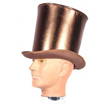 Satin Victorian Coachman Hat (9&quot; tall) - £23.94 GBP