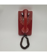 Vintage Stromberg-Carlson Wall Mount Rotary Phone Red Untested - $1,888.19 MXN