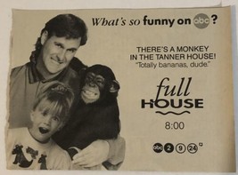 Full House Tv Series Print Ad Vintage Dave Coulier Olsen Twins TPA1 - £4.74 GBP