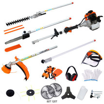 12 in 1 Multi-Functional Trimming Tool, 52CC 2-Cycle Garden Tool System - Orange - £247.73 GBP