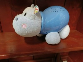 VTech Lil Critters Soothing StarLight Hippo Blue Nightlight Music Singing Toy - £7.90 GBP