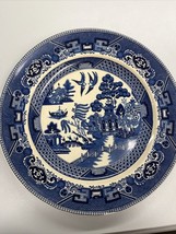 Blue Willow Buffalo Pottery 10&quot; Plate - $9.85