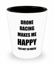 Drone Racing Shot Glass Shotglass Lover Fan Funny Gift Idea For Liquor L... - $12.84